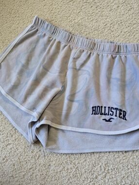 Hollister Swirl High Rise Comfy Shorts Elastic Waist Womens Size Medium